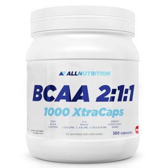 compare product ALLNUTRITION BCAA 2:1:1 1000 Xtracaps 360 kapsulas