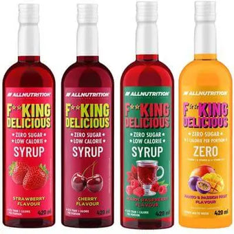 compare product ALLNUTRITION FITKING DELICIOUS SYRUP ZERO 420 ml