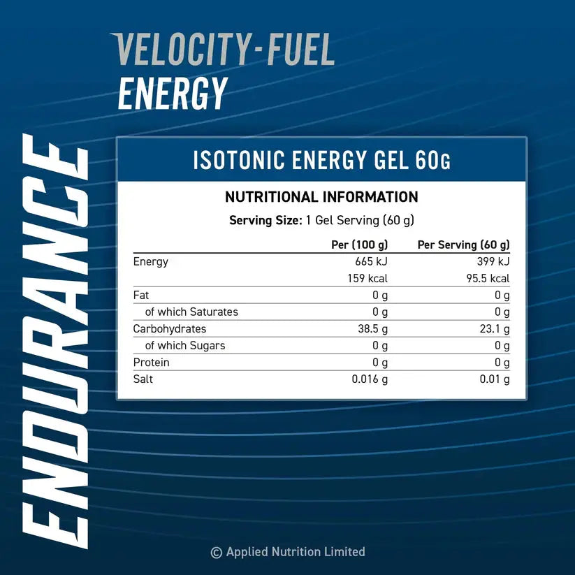 Applied Nutrition Isotonic Energy Gel - 60 ml Applied Nutrition