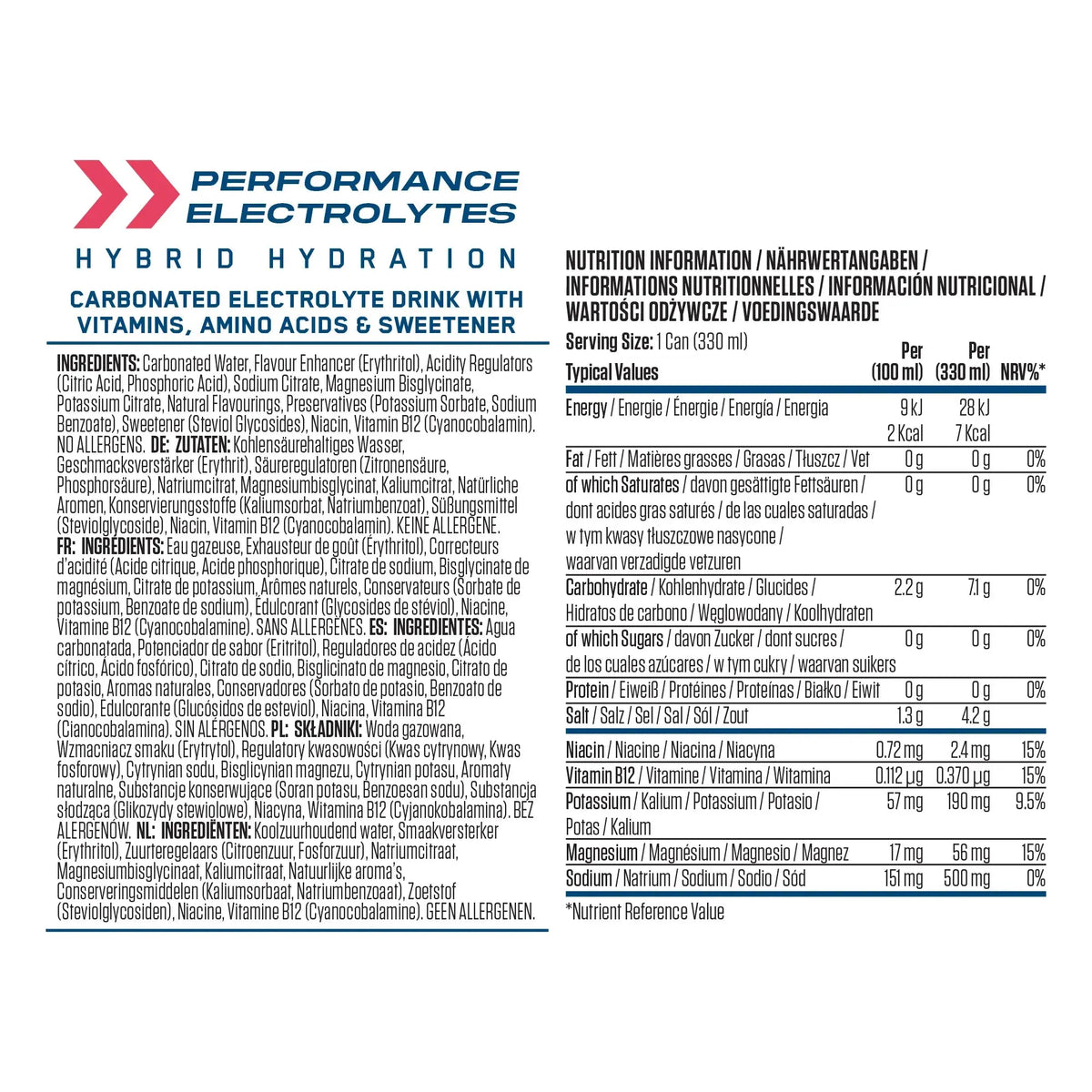 Applied Nutrition NA11 Hydration drink 330 ml Applied Nutrition