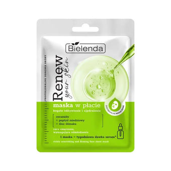 compare product BIELENDA Renew Your Skin auduma maska – bagātīga barošana un nostiprināšana 17 g