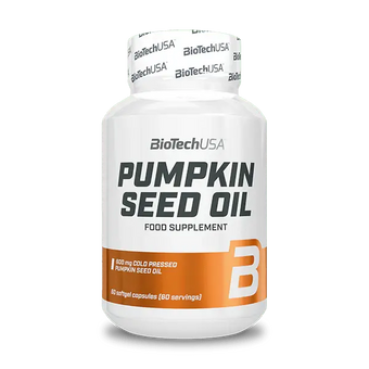 compare product BioTechUSA Pumpkin Seed Oil 60 caps