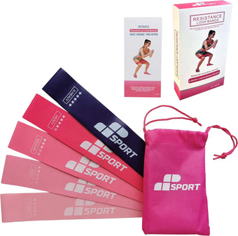 compare product MP Sport Mini Loop Bands – 5 gab. komplekts (rozā)