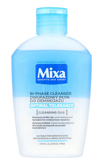 compare product Mixa Optimal Tolerance Двухфазное средство для снятия макияжа с глаз 125 ml