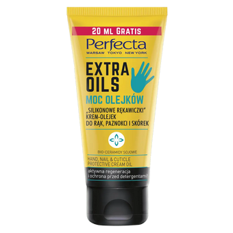 compare product PERFECTA Extra Oils Krēms-eļļa rokām, nagiem un kutikulām - Silikona cimdi - 80 ml