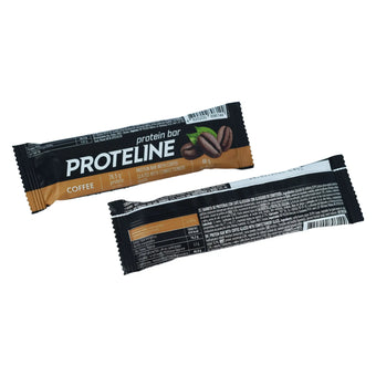compare product PROTELINE - Proteīna batoniņš ar kafiju, glazēts ar konditorejas glazūru (40g)