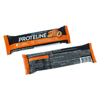 compare product PROTELINE - Протеиновый батончик с сушеными абрикосами, глазированный кондитерской глазурью (80 г)