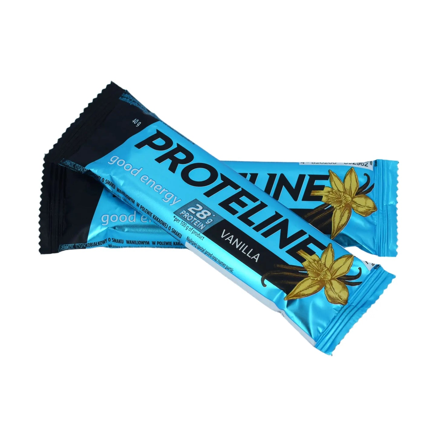 PROTELINE - Vanilla flavored protein bar with confectionery glaze (40g) PROTELINE