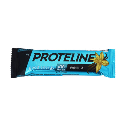 PROTELINE - Vanilla flavored protein bar with confectionery glaze (40g) PROTELINE