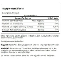 Swanson Aces - Vitamins A, C, E and Selenium 60 softgels SWANSON