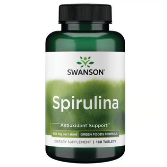 compare product Swanson Spirulina - 180 tabletes