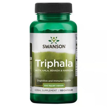 compare product Swanson Triphala ar Amlu, Behadu un Haradu - 100 kapsulas