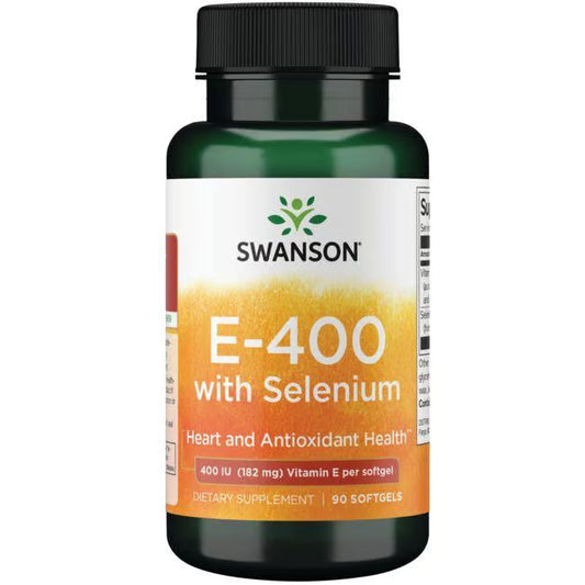 Swanson Ultra vitamin E with Selenium 90 softgels SWANSON