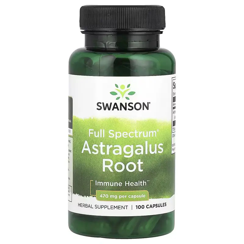 Swanson, Full Spectrum® Astragalus Root, 470 mg, 100 Capsules SWANSON