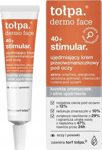 compare product TOŁPA Dermo Face Stimular 40+ укрепляющий крем для кожи вокруг глаз против морщин 10 ml