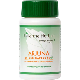 compare product Unifarma Herbals Arjuna 60 vega caps