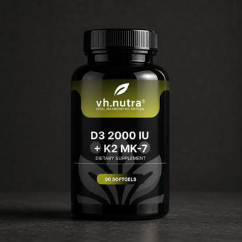 compare product VH.Nutra D3 2000 IU + K2 MK-7 – 90 mīkstās kapsulas