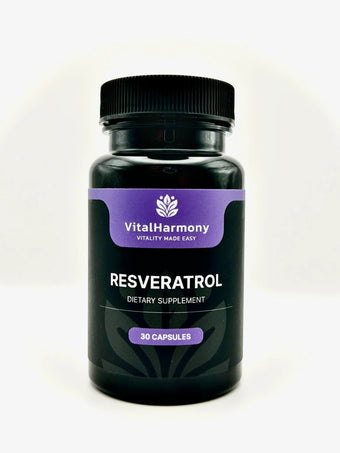 compare product VitalHarmony Resveratrol 250 mg - 30 kapsulas