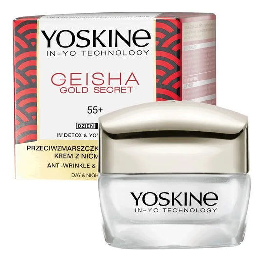 YOSKINE Geisha Gold Secret 55+ Lifting Anti-Wrinkle Cream with Hyaluronic Acid 50 ml YOSKINE